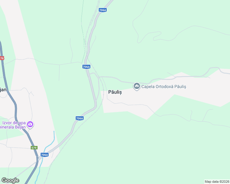 map of restaurants, bars, coffee shops, grocery stores, and more near in Păuliș