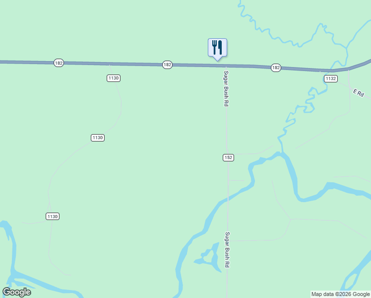 map of restaurants, bars, coffee shops, grocery stores, and more near N15761 Sugar Bush Road in Park Falls