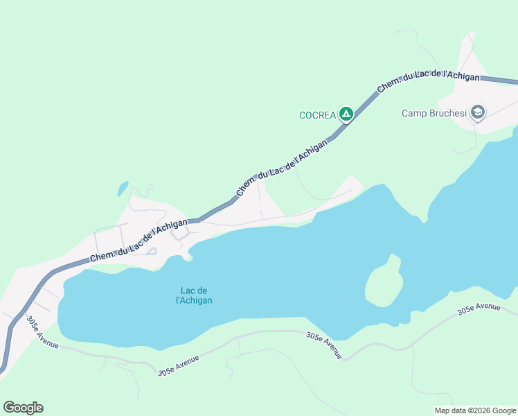 map of restaurants, bars, coffee shops, grocery stores, and more near 38 350e Avenue in Saint-Hippolyte