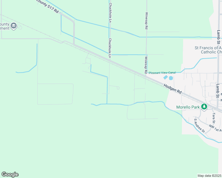 map of restaurants, bars, coffee shops, grocery stores, and more near 83587 Chuckhole Lane in Milton-Freewater