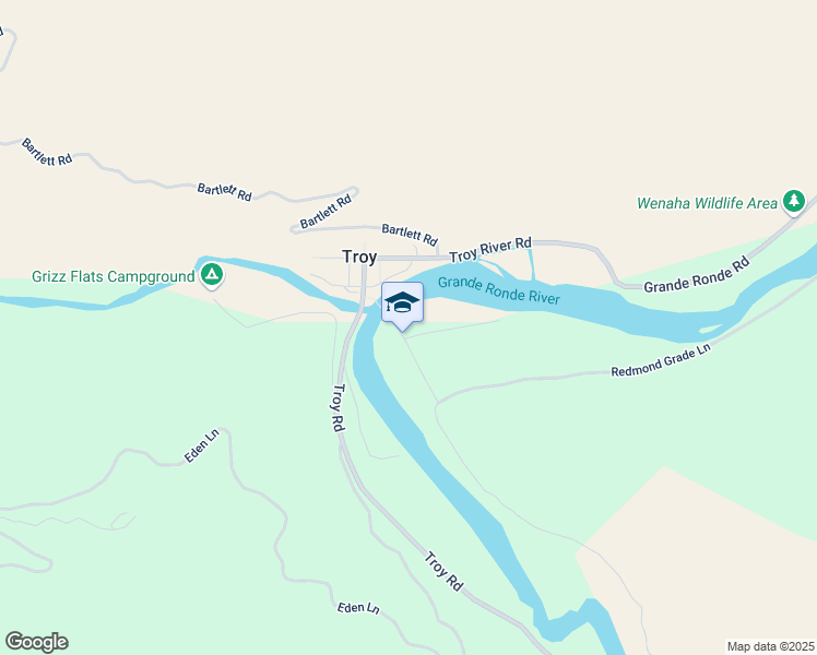 map of restaurants, bars, coffee shops, grocery stores, and more near 66247 Redmond Grade Lane in Enterprise