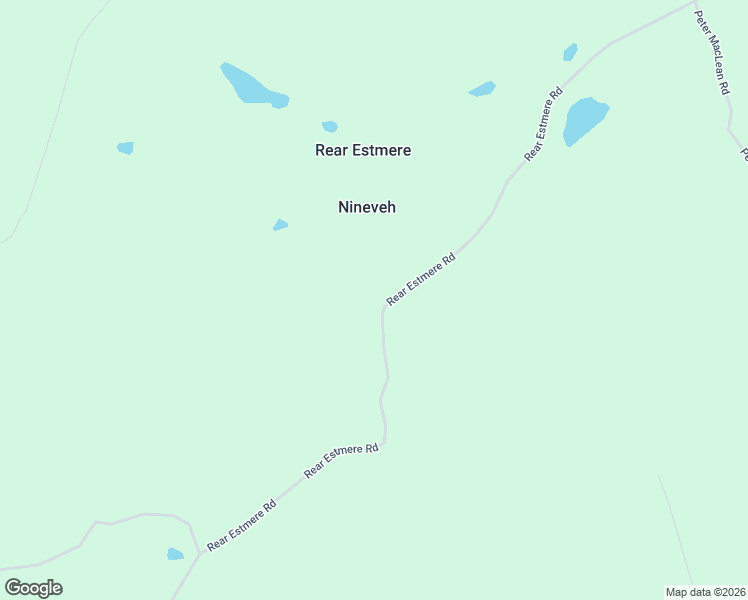 map of restaurants, bars, coffee shops, grocery stores, and more near 395 Rear Estmere Road in Little Narrows