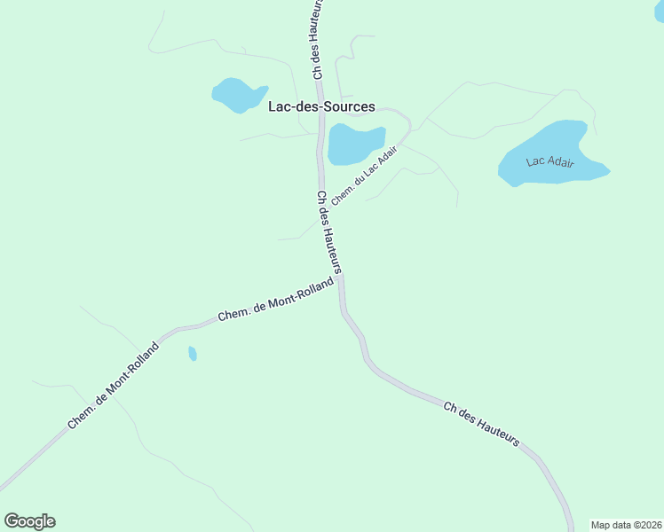 map of restaurants, bars, coffee shops, grocery stores, and more near Chemin des Hauteurs in Sainte-Adèle