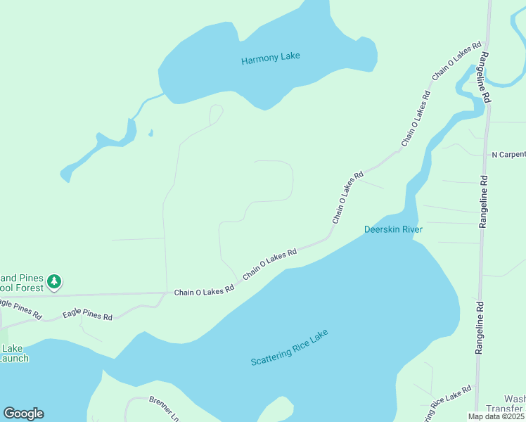 map of restaurants, bars, coffee shops, grocery stores, and more near 2030 Pinewood Drive in Eagle River