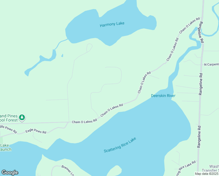 map of restaurants, bars, coffee shops, grocery stores, and more near 2030 Pinewood Drive in Eagle River