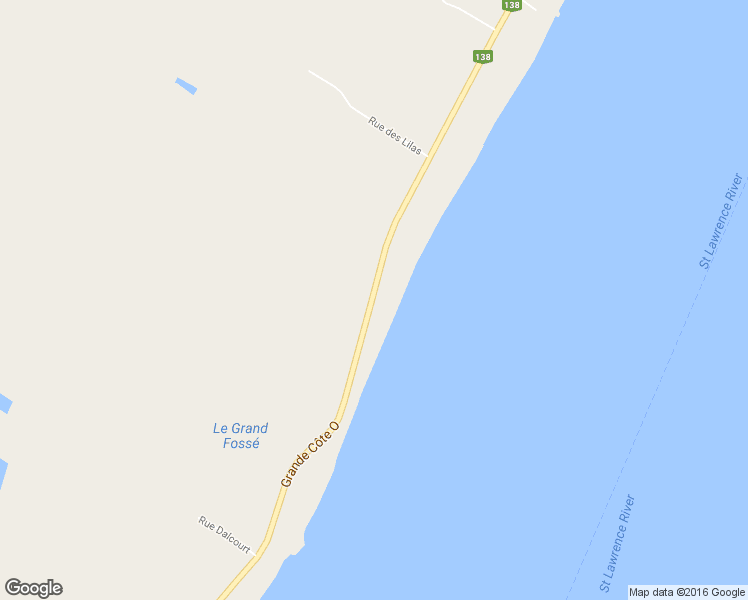 map of restaurants, bars, coffee shops, grocery stores, and more near 220 Grande Côte Ouest in Lanoraie