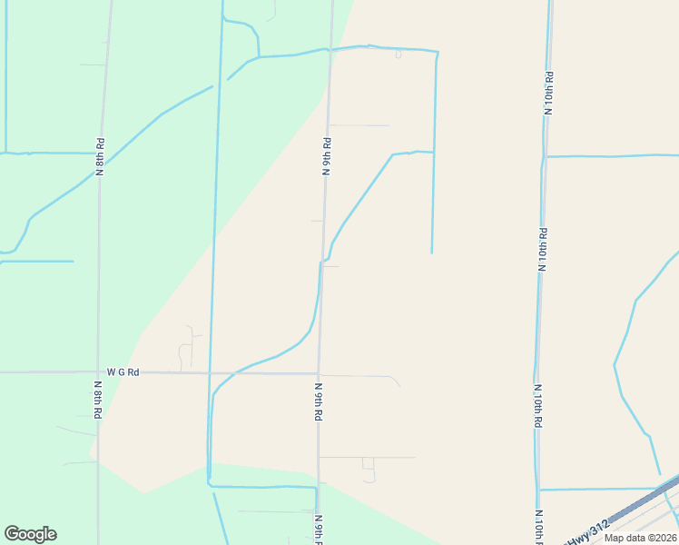 map of restaurants, bars, coffee shops, grocery stores, and more near 2285 North 9th Road in Worden