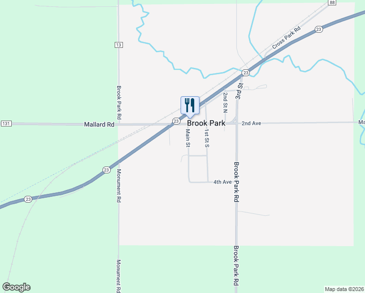 map of restaurants, bars, coffee shops, grocery stores, and more near 218 Main Street in Brook Park