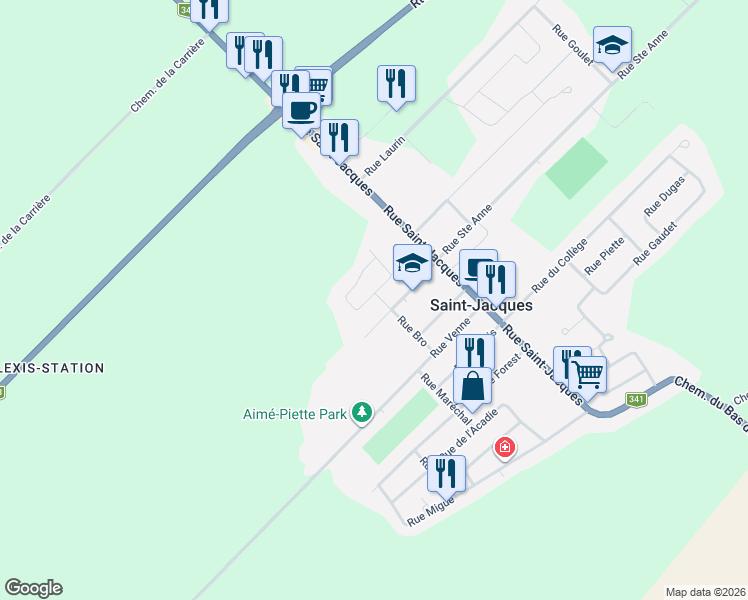 map of restaurants, bars, coffee shops, grocery stores, and more near 152 Rue de Port Royal in Saint-Jacques