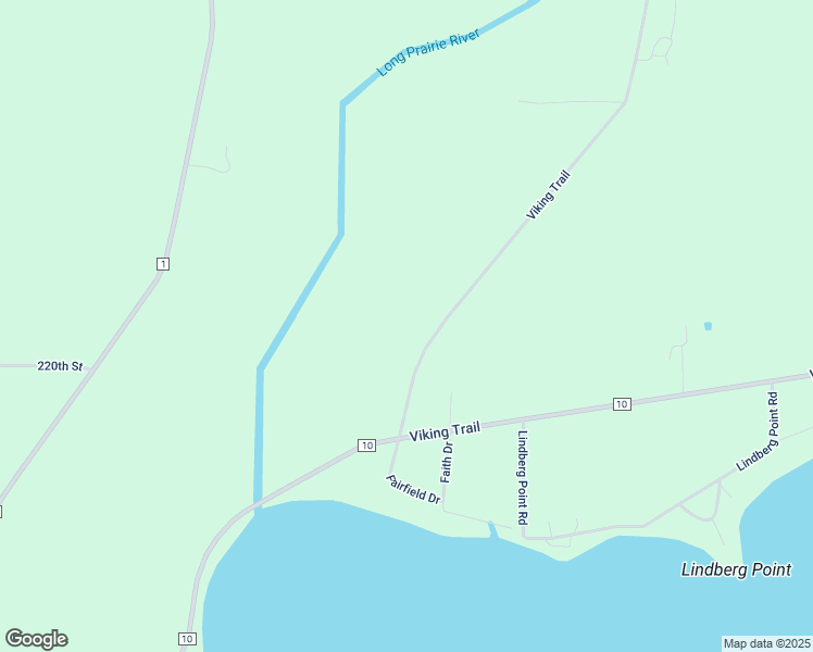map of restaurants, bars, coffee shops, grocery stores, and more near 21901-22001 Fairfield Drive in Osakis