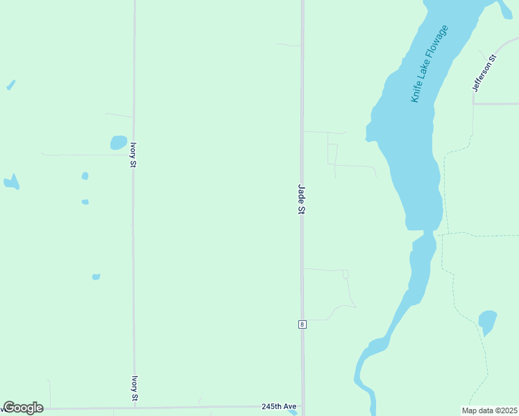 map of restaurants, bars, coffee shops, grocery stores, and more near 2509 Jade Street in Mora
