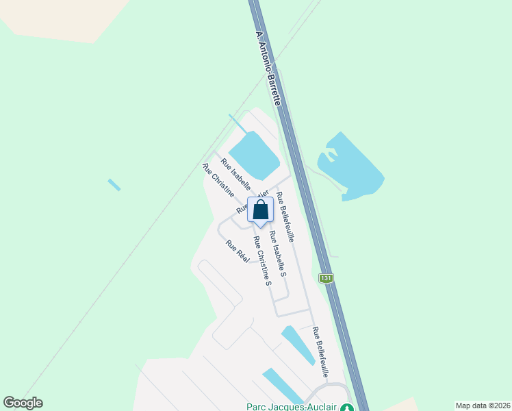 map of restaurants, bars, coffee shops, grocery stores, and more near 13 Rue Cartier in Lavaltrie