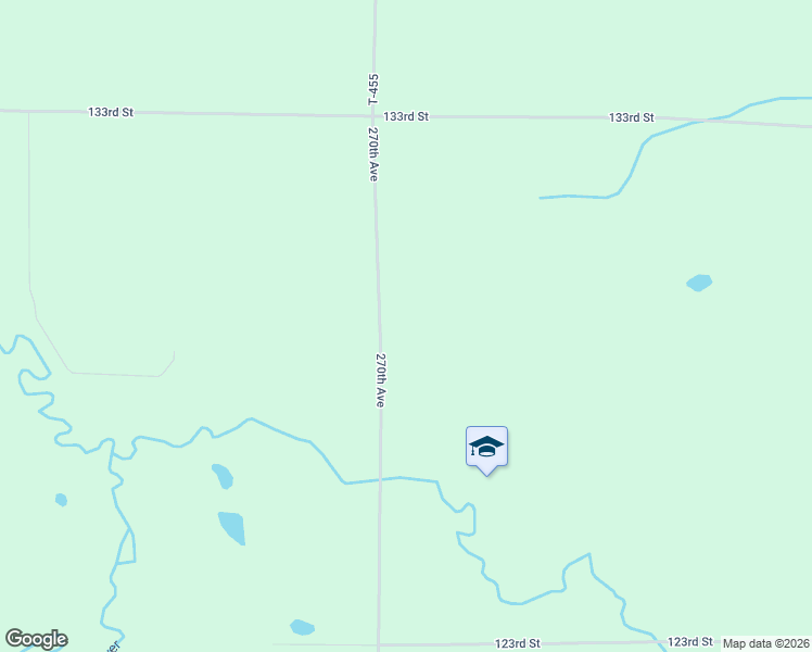 map of restaurants, bars, coffee shops, grocery stores, and more near 12924 270th Avenue in Pierz