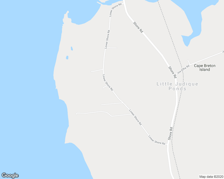 map of restaurants, bars, coffee shops, grocery stores, and more near Lower Shore Road in Inverness County