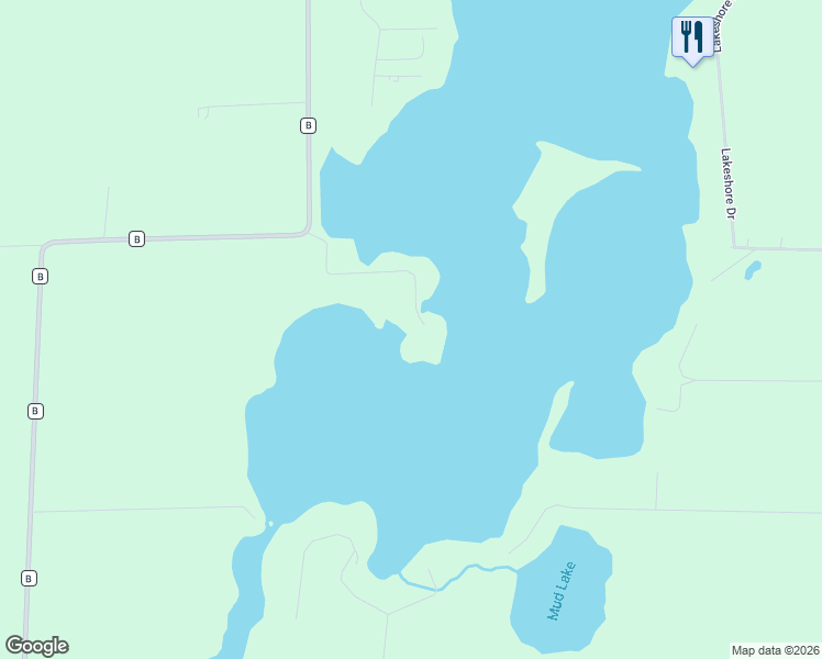 map of restaurants, bars, coffee shops, grocery stores, and more near N16003 Nehiba Road in Butternut