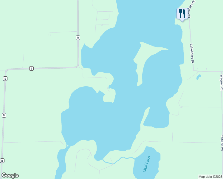 map of restaurants, bars, coffee shops, grocery stores, and more near N16003 Nehiba Road in Butternut