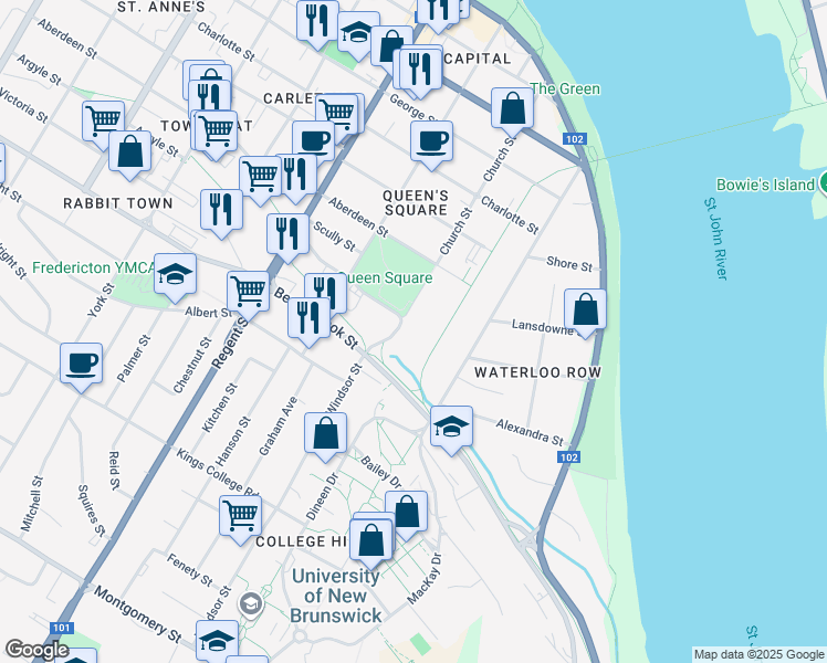 825 McLeod Avenue, Fredericton NB Walk Score