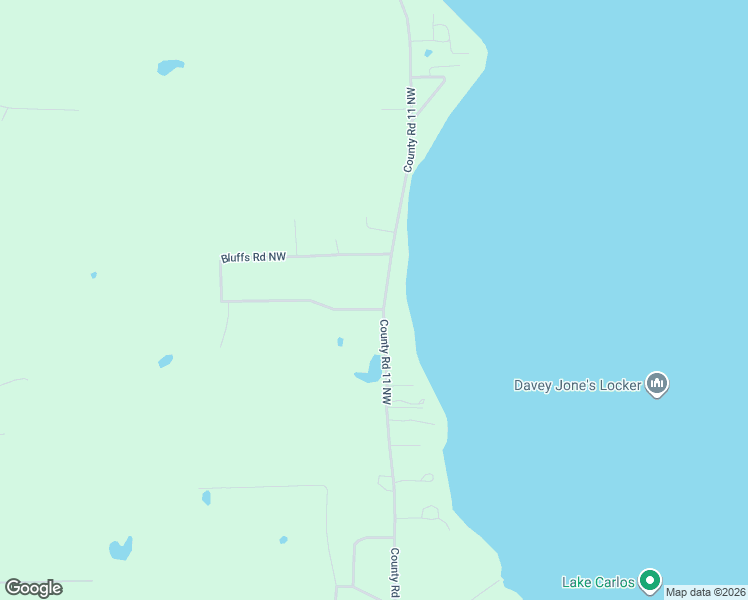 map of restaurants, bars, coffee shops, grocery stores, and more near 220 Bluffs Road Northwest in Alexandria