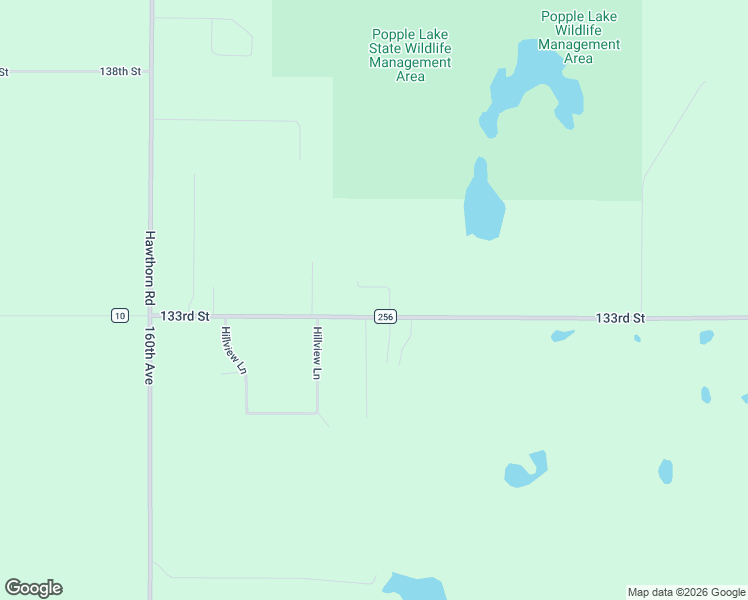 map of restaurants, bars, coffee shops, grocery stores, and more near 16464 133rd Street in Little Falls