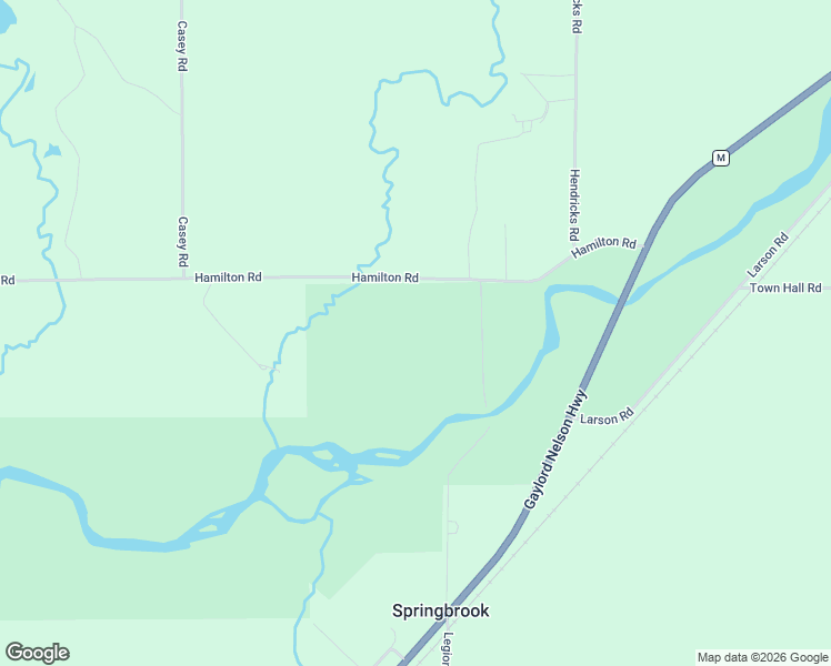 map of restaurants, bars, coffee shops, grocery stores, and more near Whitney Road in Springbrook
