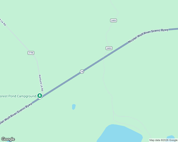 map of restaurants, bars, coffee shops, grocery stores, and more near 11101 Wisconsin 70 in Eagle River