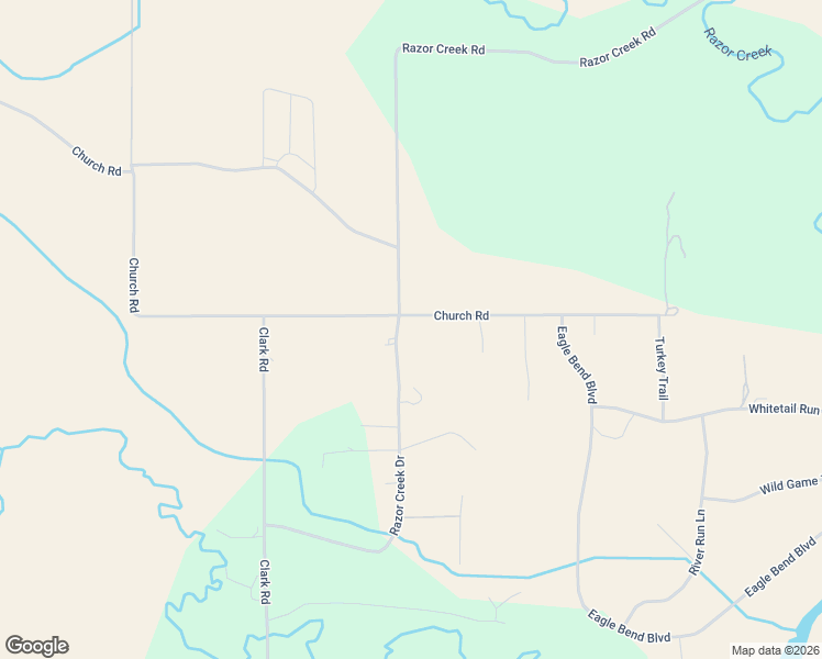 map of restaurants, bars, coffee shops, grocery stores, and more near 6801-7121 Church Rd in Shepherd