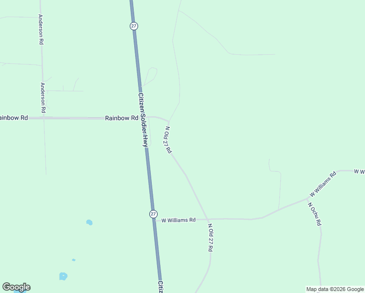 map of restaurants, bars, coffee shops, grocery stores, and more near 8954 North Old Highway 27 in Hayward