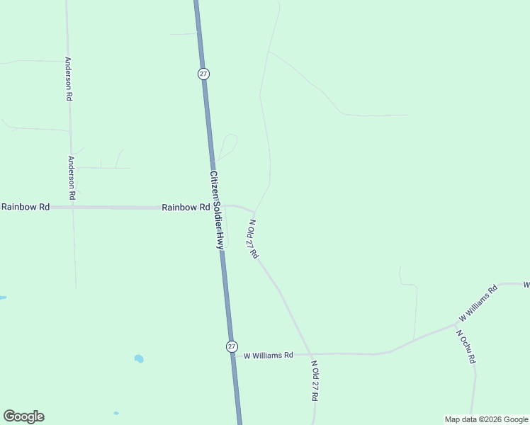 map of restaurants, bars, coffee shops, grocery stores, and more near 8954 North Old Highway 27 in Hayward