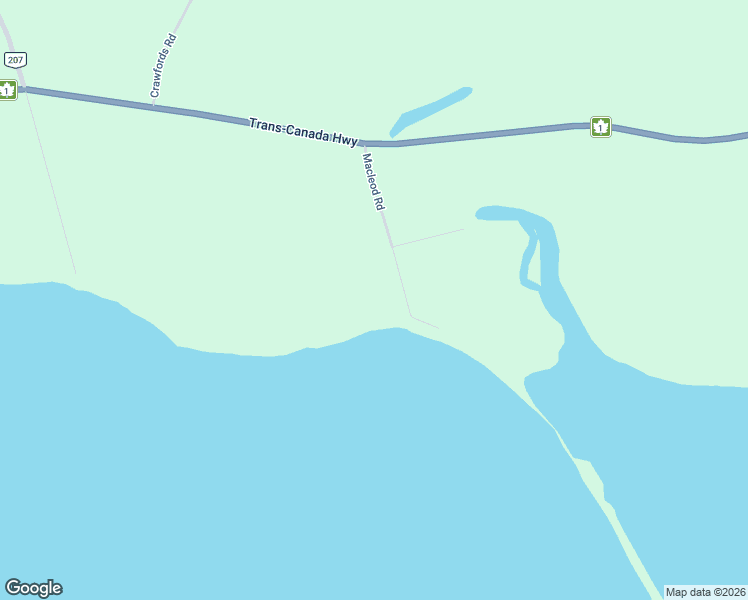map of restaurants, bars, coffee shops, grocery stores, and more near 136 Macleod Road in Belle River