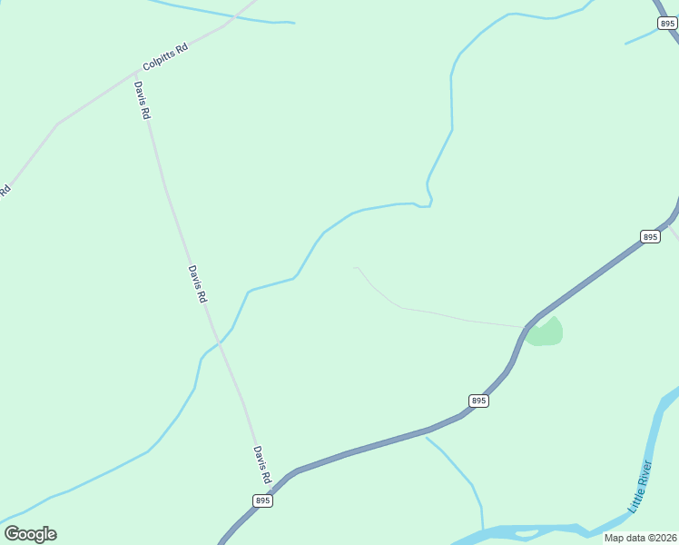 map of restaurants, bars, coffee shops, grocery stores, and more near Douthwright Road in Colpitts Settlement