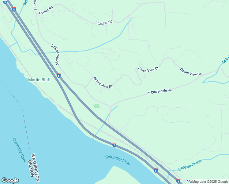 map of restaurants, bars, coffee shops, grocery stores, and more near 182 Daves View Drive in Kalama