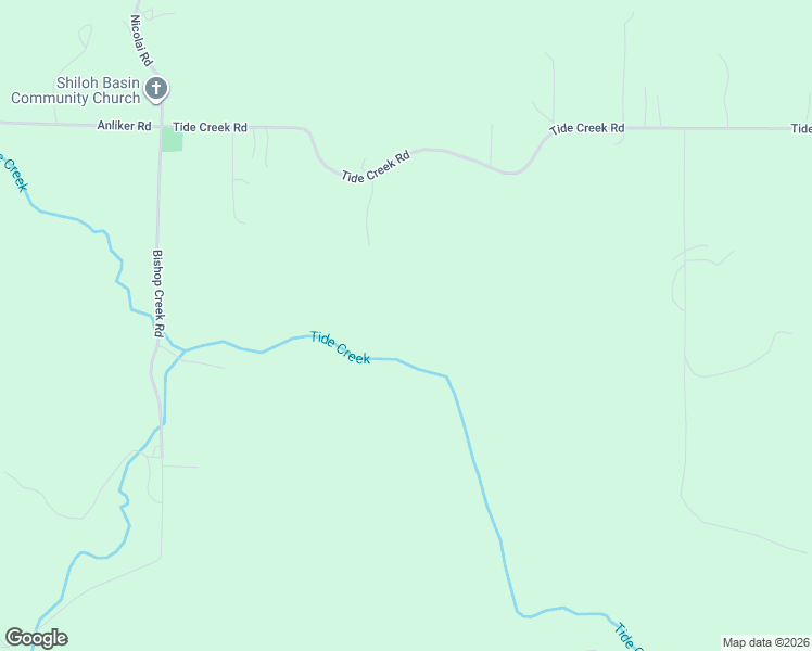 map of restaurants, bars, coffee shops, grocery stores, and more near Tide Creek Road in Rainier