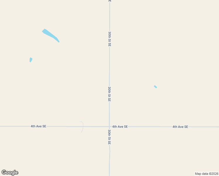 map of restaurants, bars, coffee shops, grocery stores, and more near 372 30th Street Southeast in Thunder Hawk