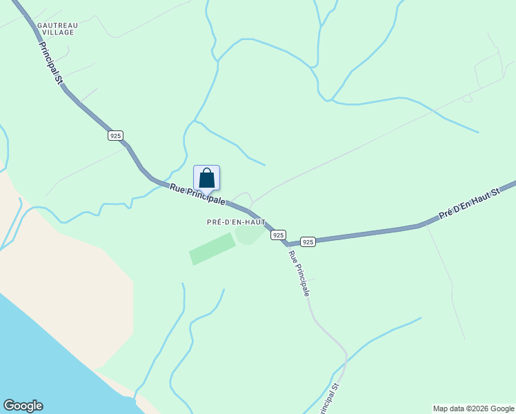 map of restaurants, bars, coffee shops, grocery stores, and more near 1013 Rue Principale in Memramcook