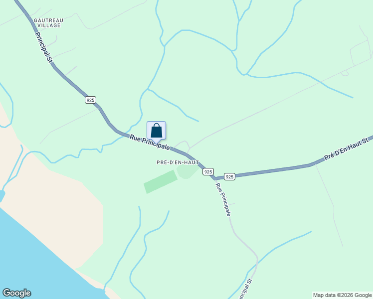 map of restaurants, bars, coffee shops, grocery stores, and more near 1013 Rue Principale in Memramcook