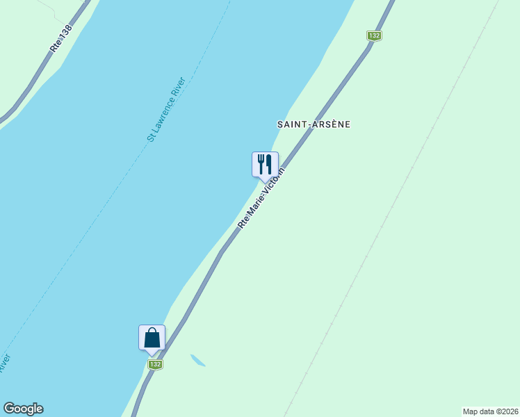 map of restaurants, bars, coffee shops, grocery stores, and more near 9771 Route Marie-Victorin in Contrecoeur