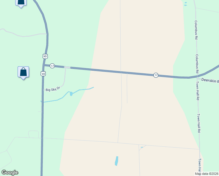 map of restaurants, bars, coffee shops, grocery stores, and more near 4401 State Road 17 in Eagle River