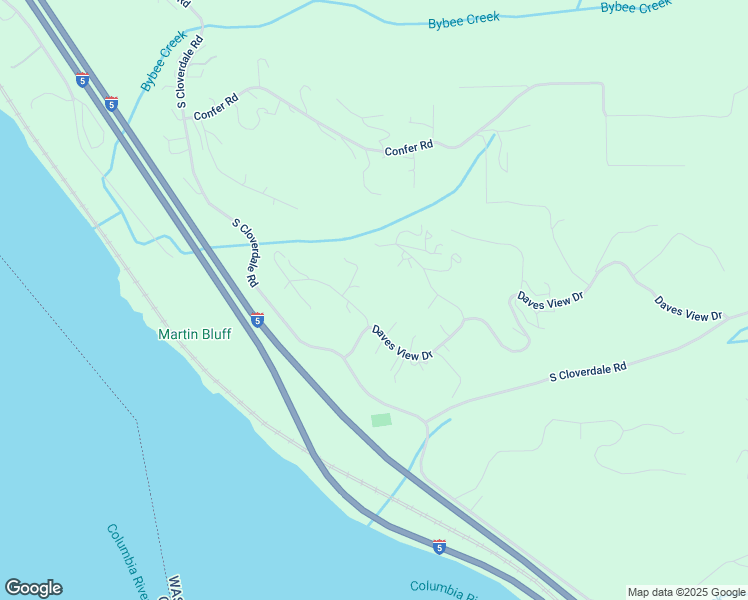 map of restaurants, bars, coffee shops, grocery stores, and more near 112 Dalyn Court in Kalama