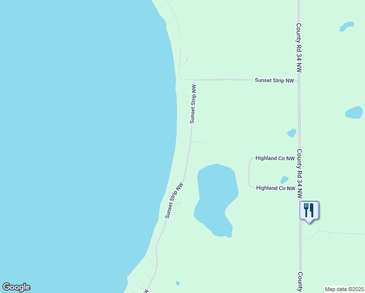 map of restaurants, bars, coffee shops, grocery stores, and more near 7062 Sunset Strip Northwest in Alexandria