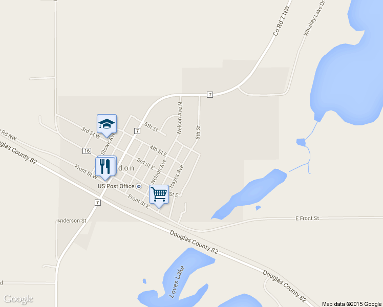 map of restaurants, bars, coffee shops, grocery stores, and more near 408 Hayes Ave in Brandon