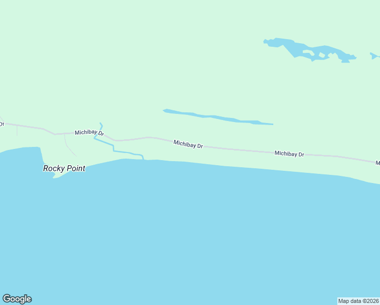map of restaurants, bars, coffee shops, grocery stores, and more near 4101 Michibay Drive in Manistique