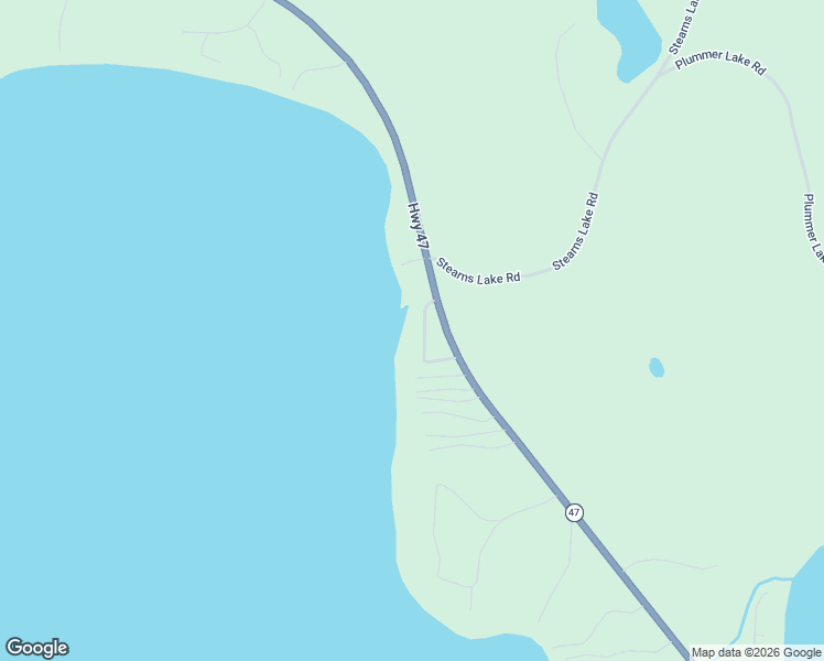 map of restaurants, bars, coffee shops, grocery stores, and more near 2421 Goldfinch Lane in Lac du Flambeau