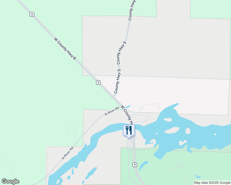 map of restaurants, bars, coffee shops, grocery stores, and more near 9108 County Highway South in Hayward