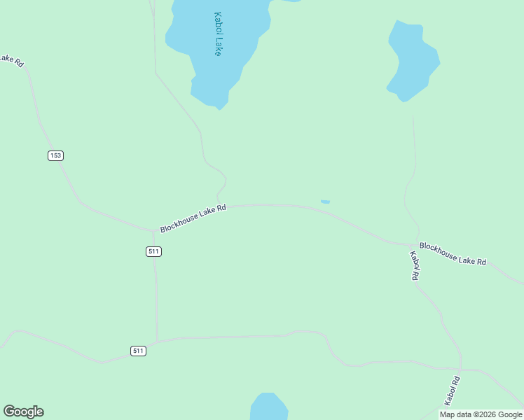 map of restaurants, bars, coffee shops, grocery stores, and more near W3093 Blockhouse Lake Road in Park Falls