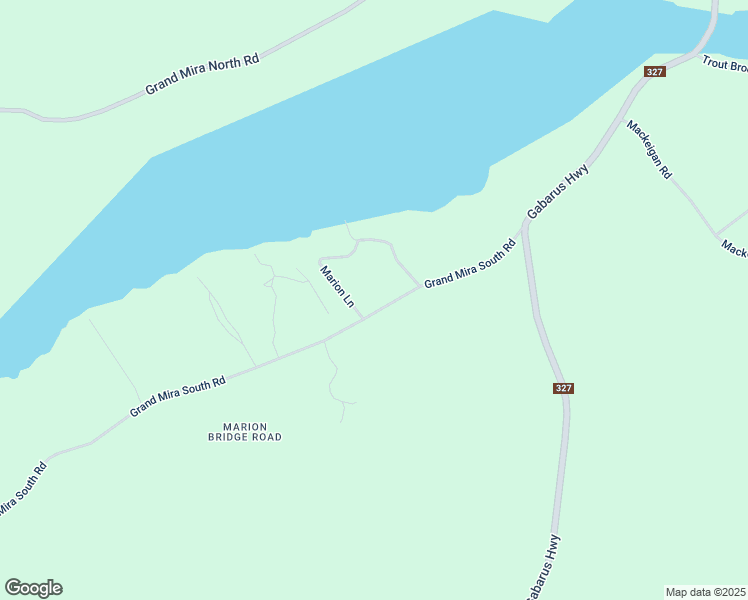 map of restaurants, bars, coffee shops, grocery stores, and more near 112 Grand Mira South Road in Marion Bridge