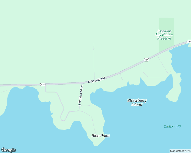 map of restaurants, bars, coffee shops, grocery stores, and more near 36947 South White Pine Row in De Tour Village