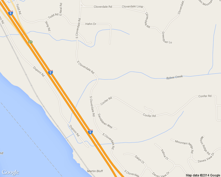 map of restaurants, bars, coffee shops, grocery stores, and more near 194 Confer Road in Kalama