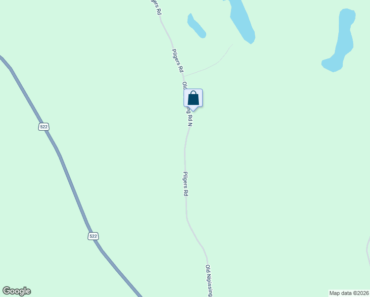 map of restaurants, bars, coffee shops, grocery stores, and more near 383 Pilgers Road in Commanda