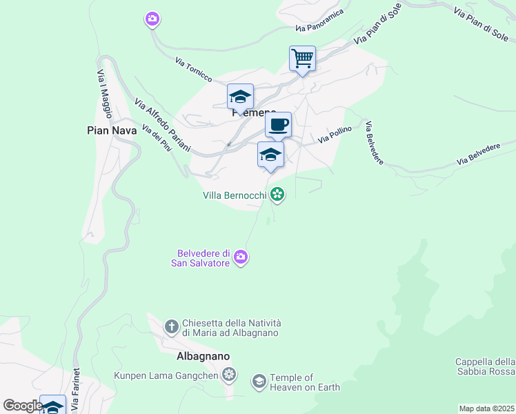 map of restaurants, bars, coffee shops, grocery stores, and more near 26 Viale G. Marsaglia in Premeno