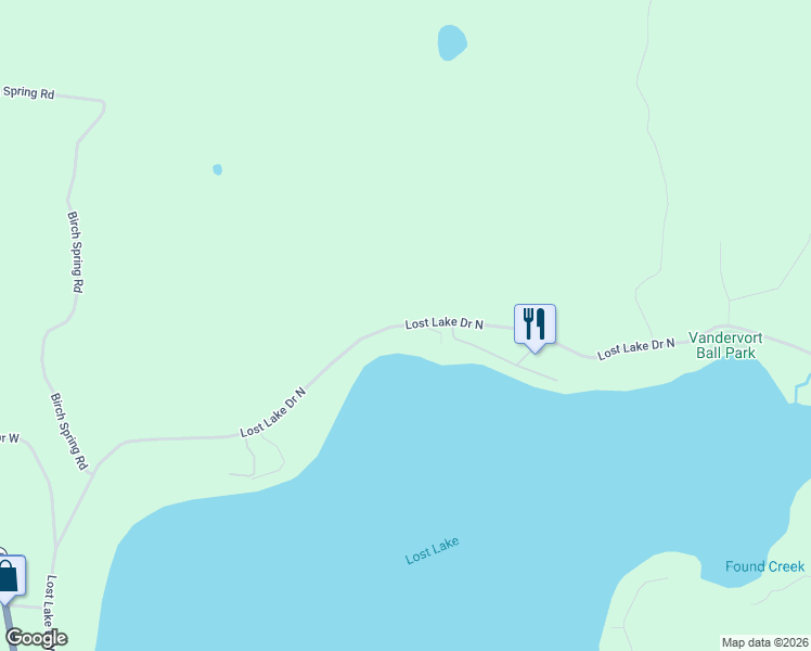 map of restaurants, bars, coffee shops, grocery stores, and more near 8087 Lost Lake Drive North in Saint Germain